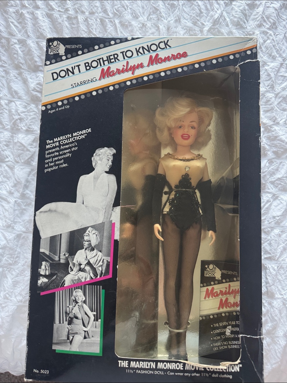 Marilyn Monroe Doll in Black Costume - Collectible Fashion Doll